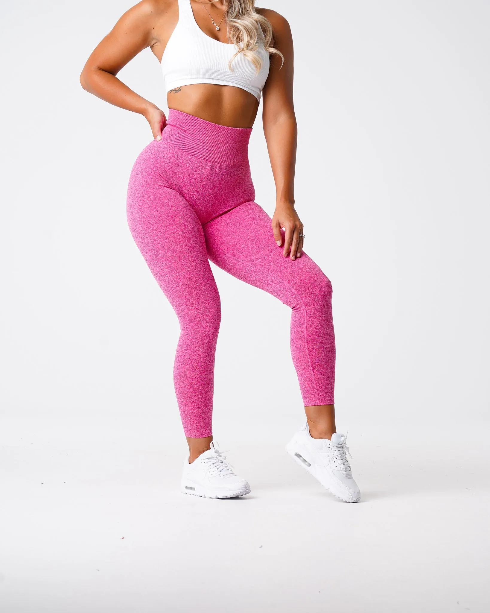 Fuchsia Scrunch Seamless Leggings