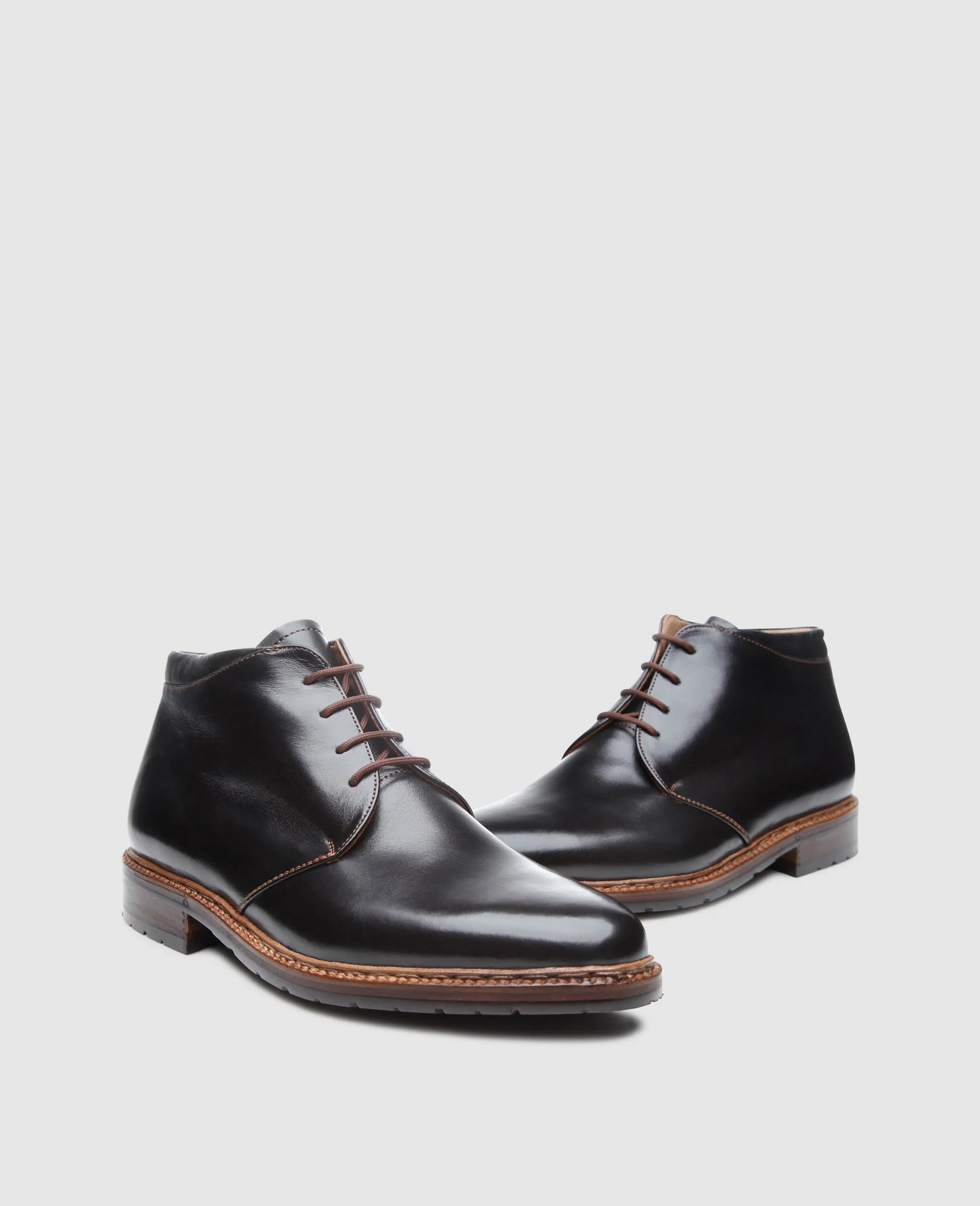 Genf H Plain SC - Black Brown