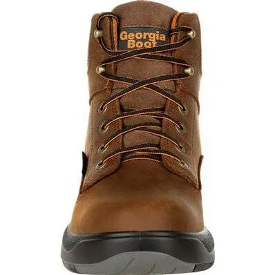 Georgia Men's Flxpoint 6" Soft Toe WP Work Boot - Brown - G6544