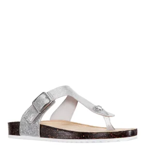 Glitter Buckle Sandal