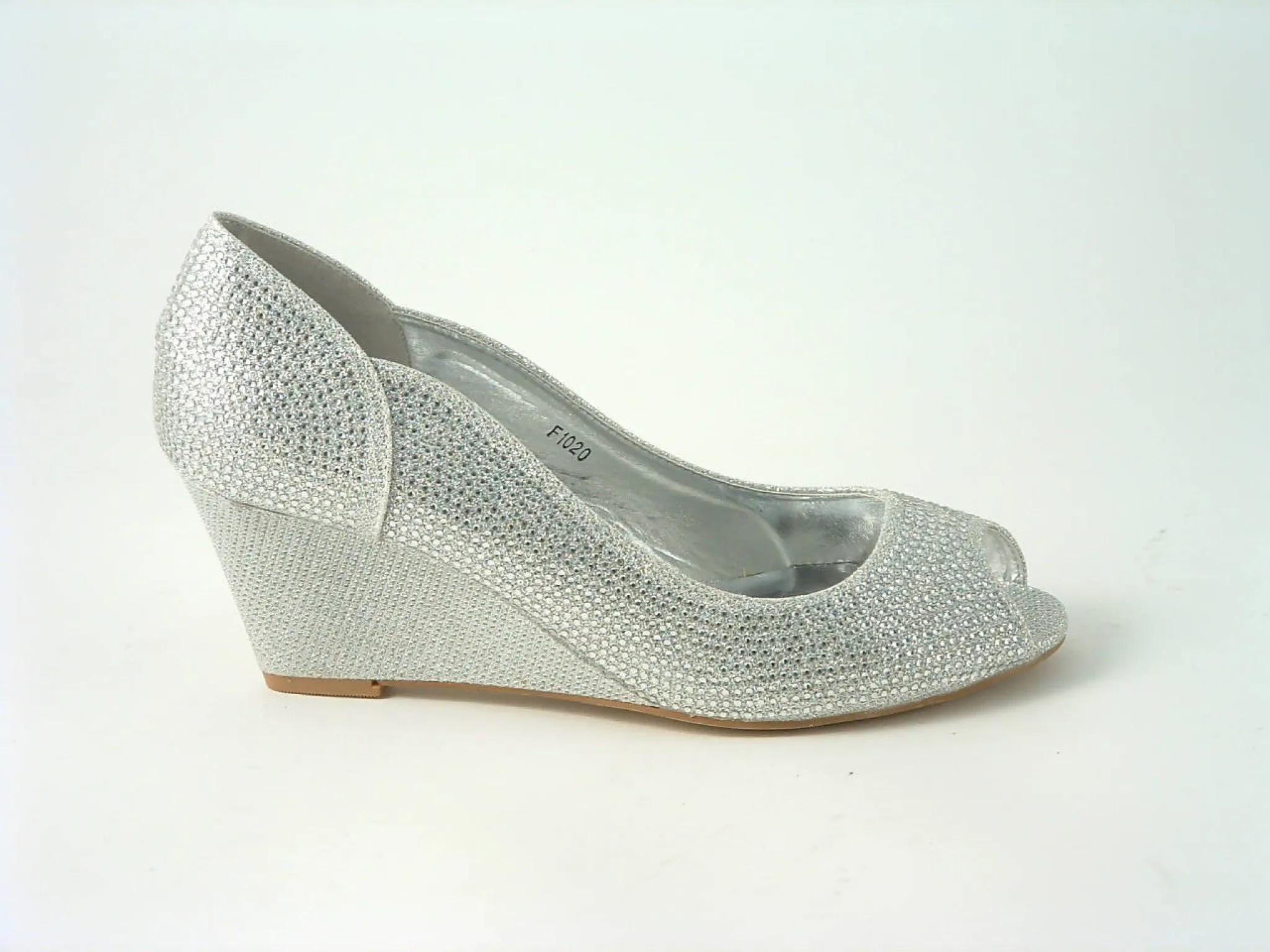 Glitz Shoes Sabatiné Glitter Wedges