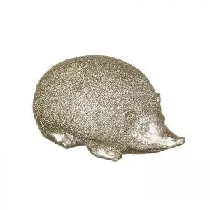 Gold Glitter Hedgehog Christmas Ornament