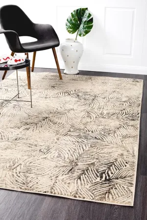 Heliya  Modern Charcoal Rug