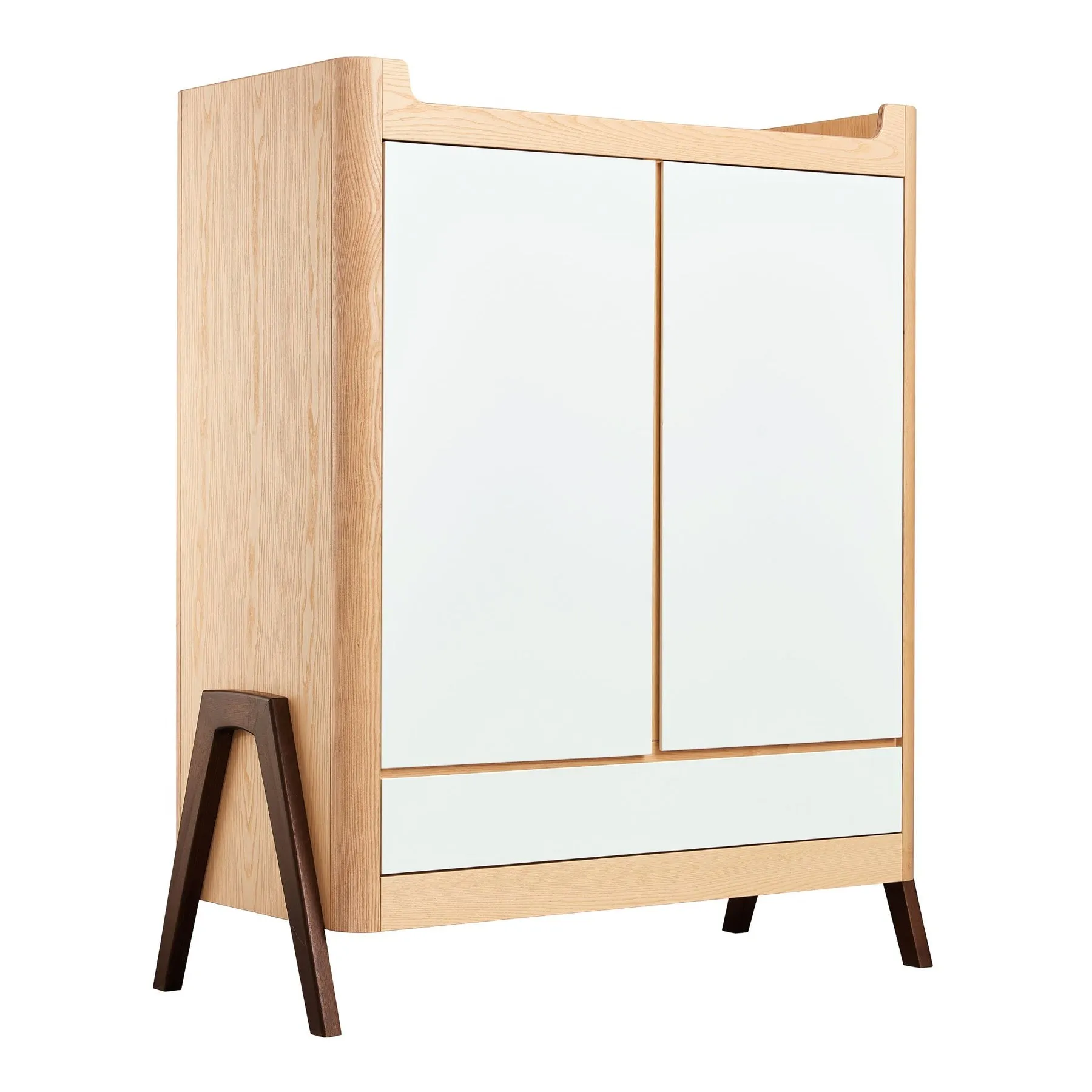 Hera Wardrobe - Natural Ash | Walnut