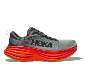 Hoka Mens Bondi 8 - Castlerock/Flame (1123202-CFLM)