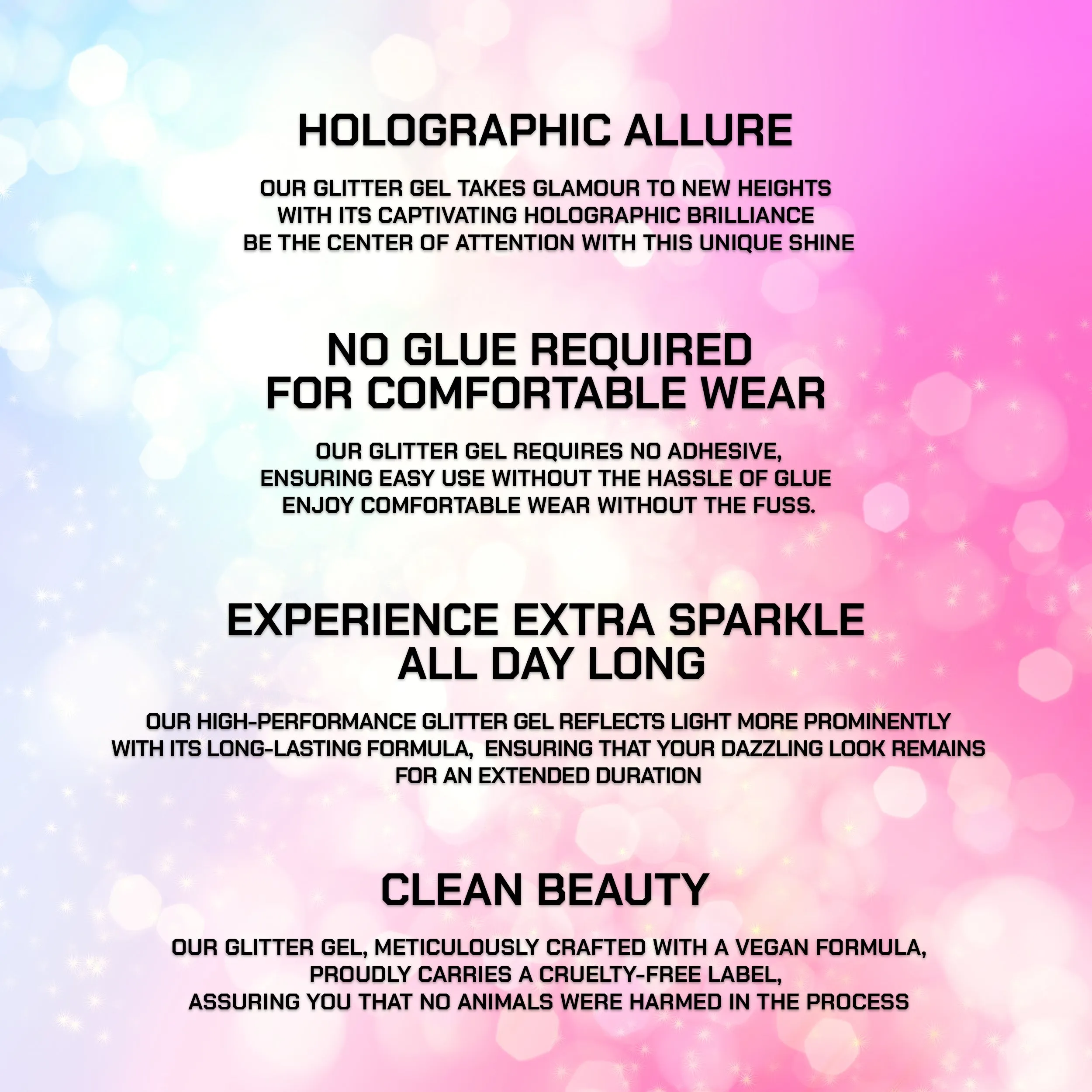 Hologram Glitter Gel Bundle