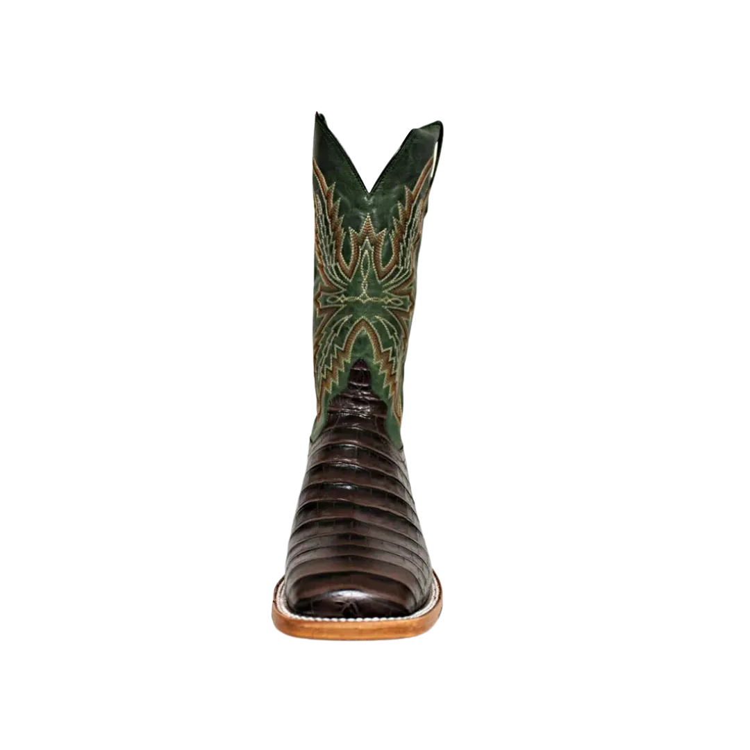 Horse Power Men's Emerald Caiman Print Boots