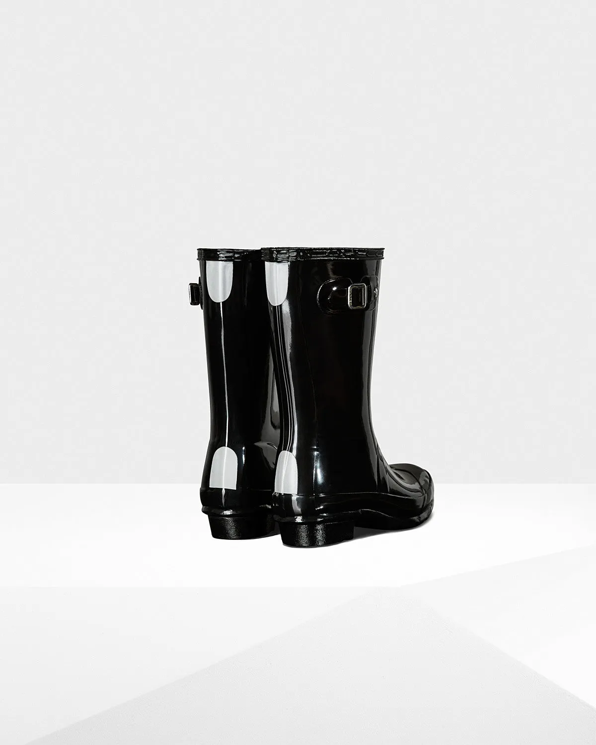 Hunter Black Original Kids Gloss Rain Boot