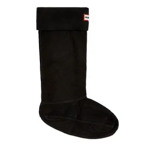 HUNTER FLEECE BOOT SOCKS TALL BLACK