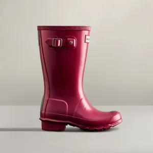 Hunter Hayes Burgundy Kids Nebula Rain Boot