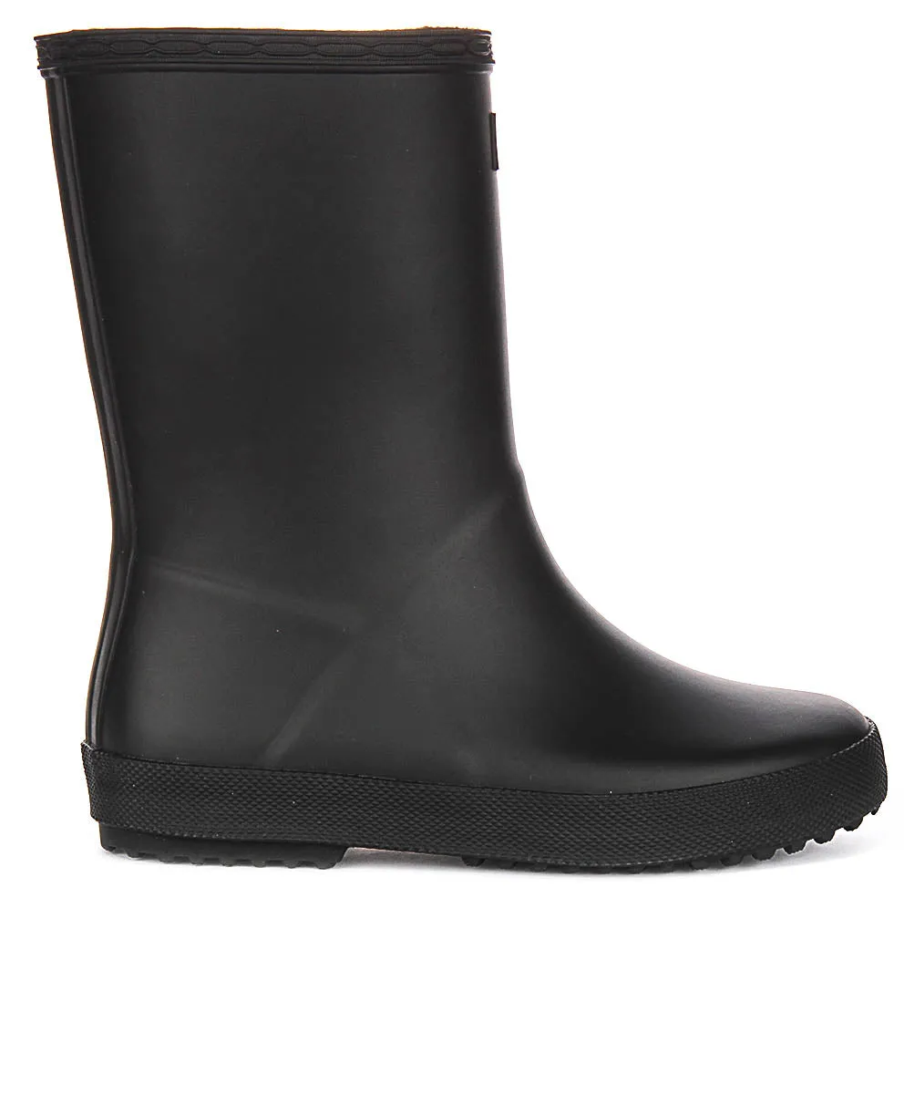 Hunter Kids First Boot In Black For Infants