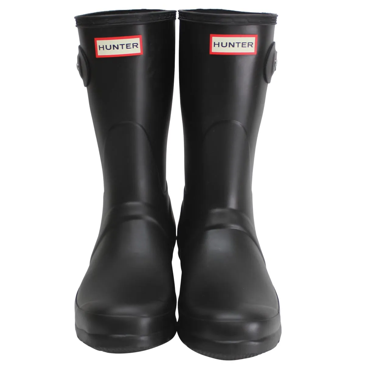 Hunter Original Short Wellies Black Womens Rainboots - UK 6