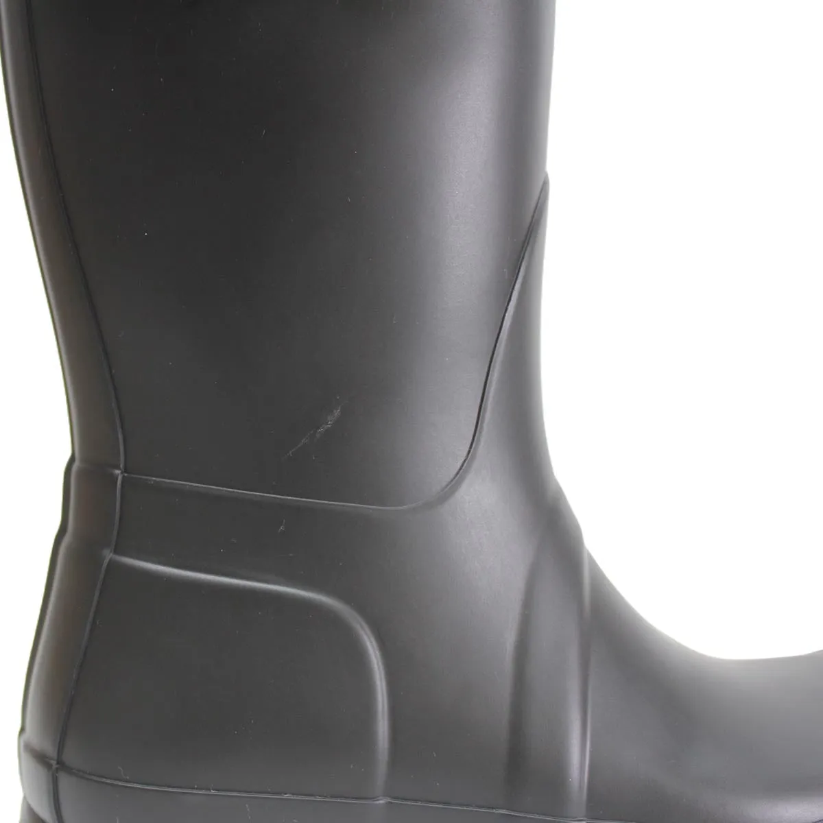 Hunter Original Short Wellies Black Womens Rainboots - UK 6