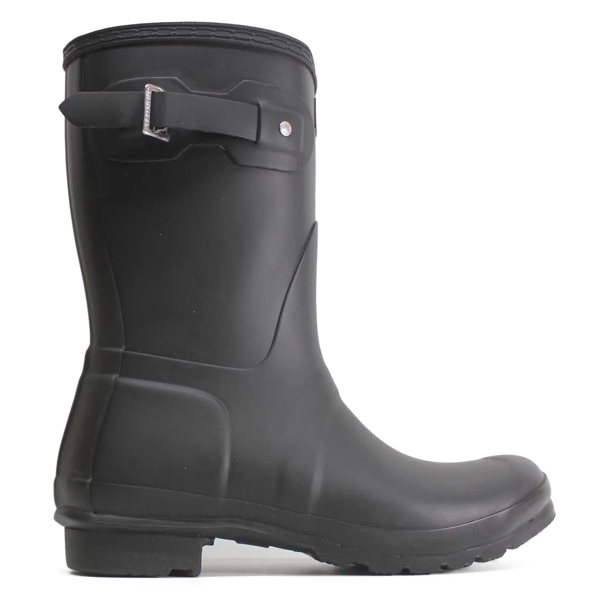 Hunter Original Short Wellies Black Womens Rainboots - UK 8