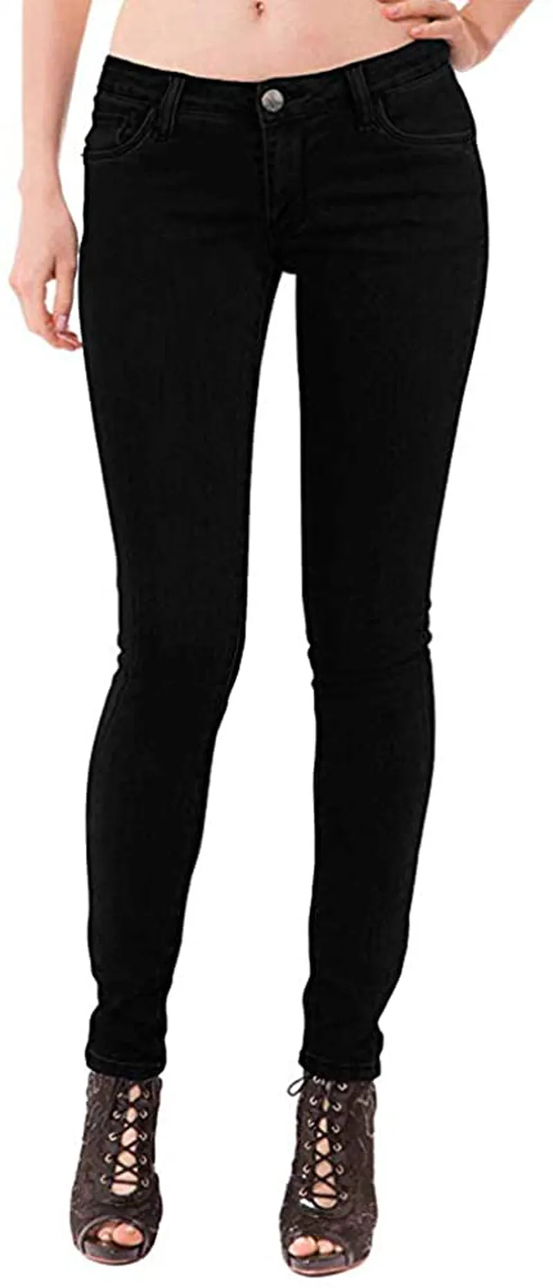 Hybrid & Company Women's Extreme Butt Lift Stretch Denim Jeans