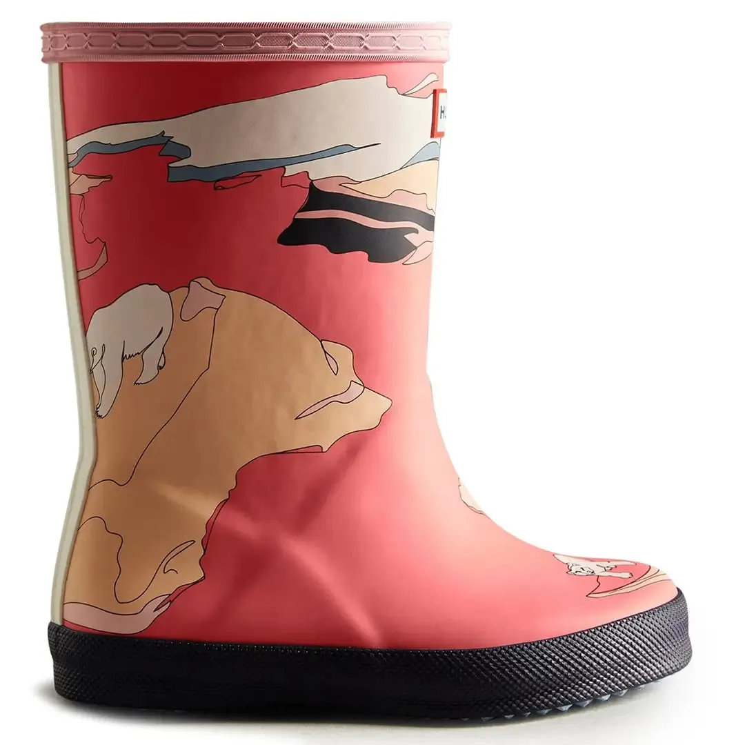 Iceberg Children's Wellington Boots - Pink by Hunter