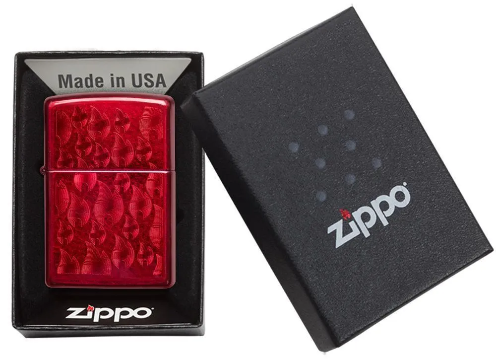 Iced Zippo Flame Design