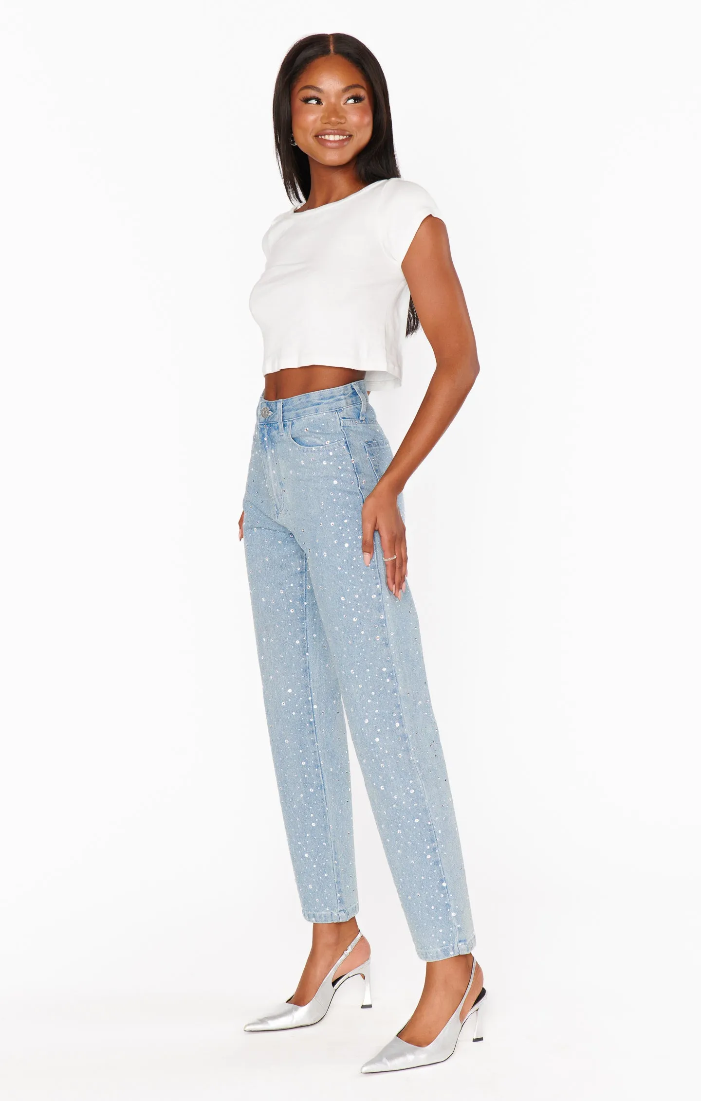 Icon Jeans ~ Embellished Indigo