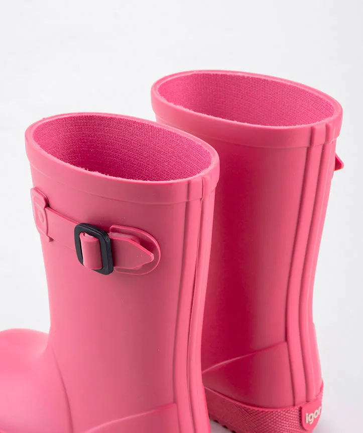 Igor Girl's and Boy's Splash Euri Rain Boots - Frambuesa