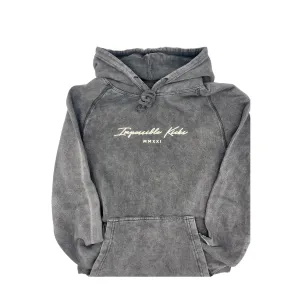 Impossible Kicks Raised Silicone Hoodies , Vintage Black