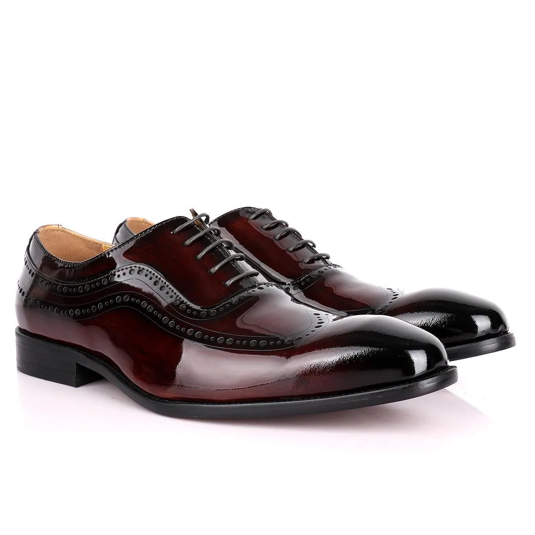 J.M Wetlooks Premium Oxford Brogues- Coffee