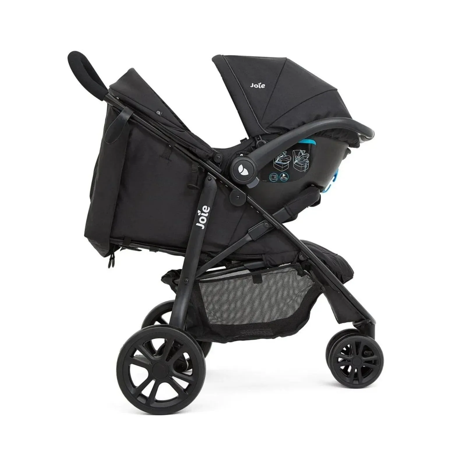 Joie Litetrax 3 Baby Stroller - Coal