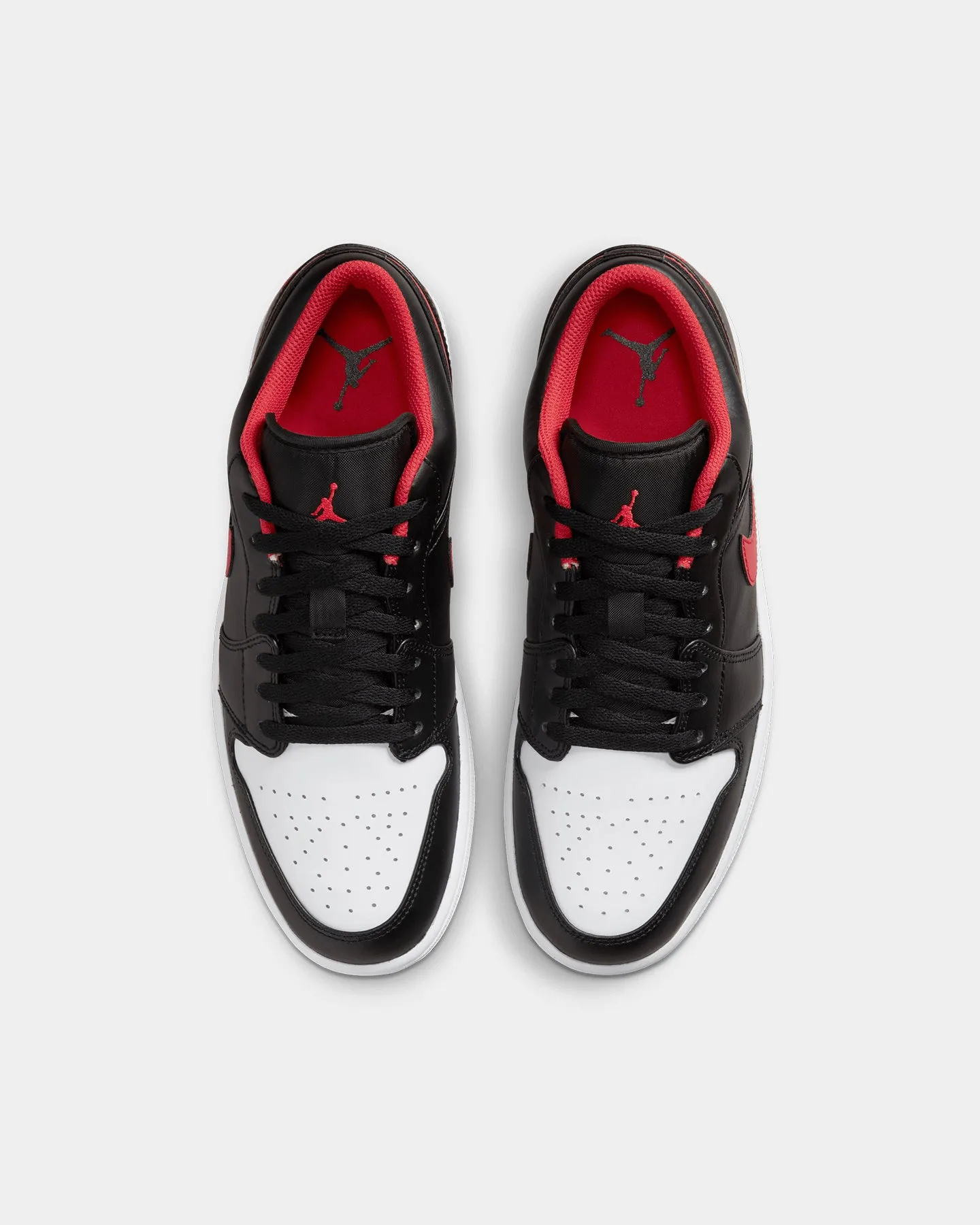 Jordan Air Jordan 1 Low "White Toe" Black/Fire Red-White