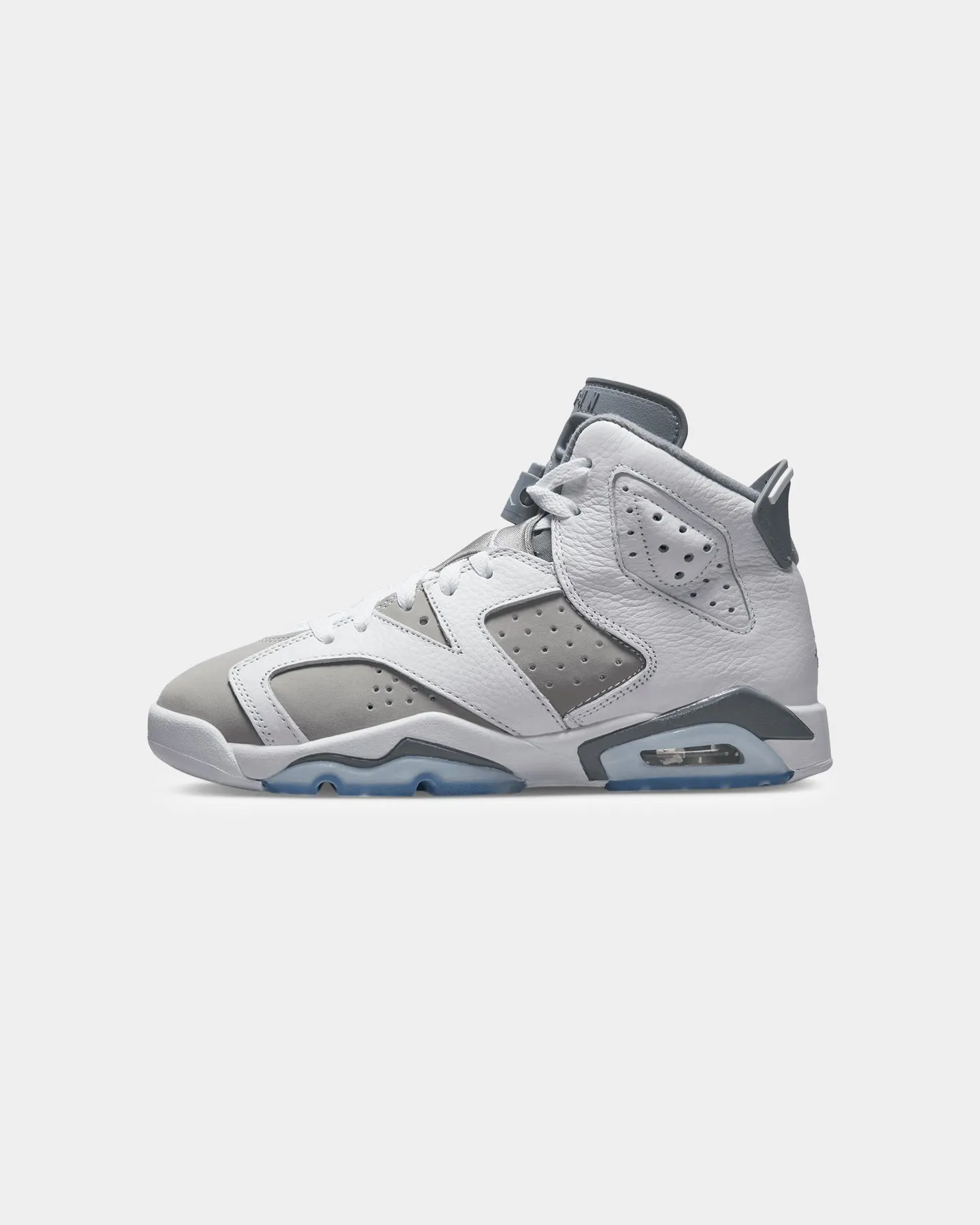 Jordan Kids' Air Jordan 6 Retro (GS) "Cool Grey" White/Medium Grey