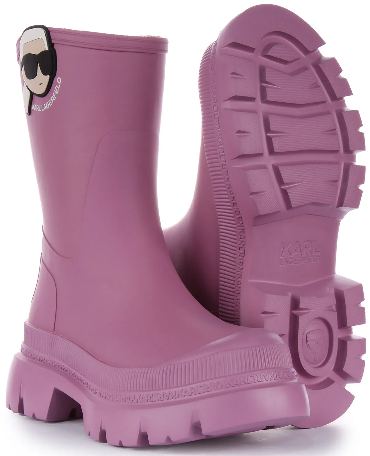 Karl Lagerfeld Trekka Rain In Pink For Women