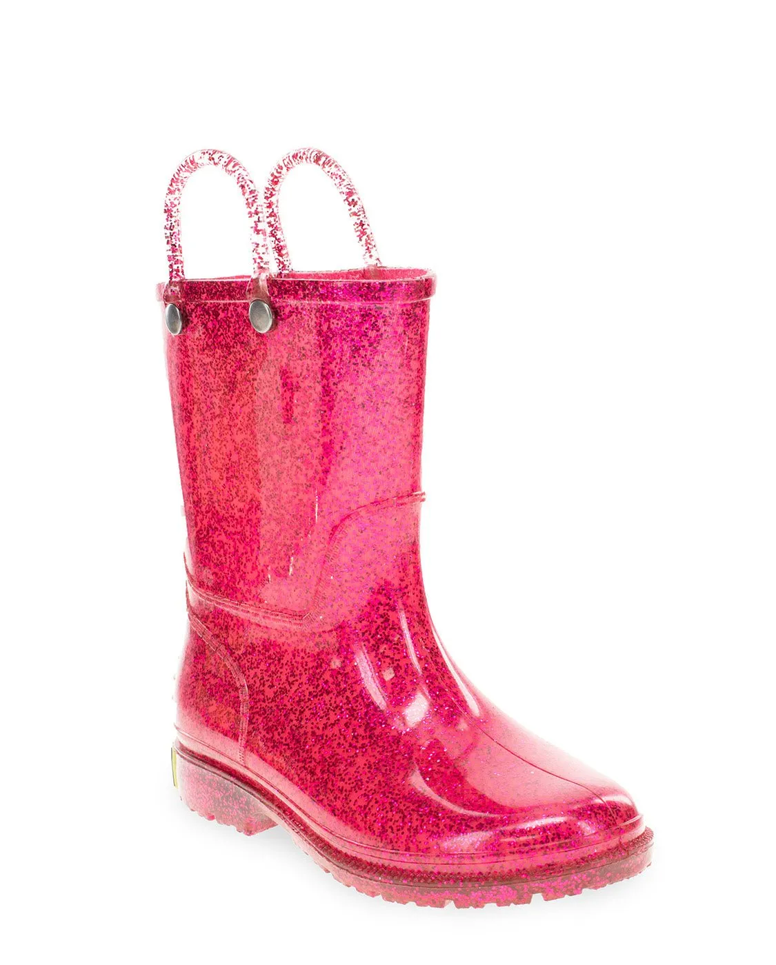 Kids Glitter Rain Boot - Hot Pink