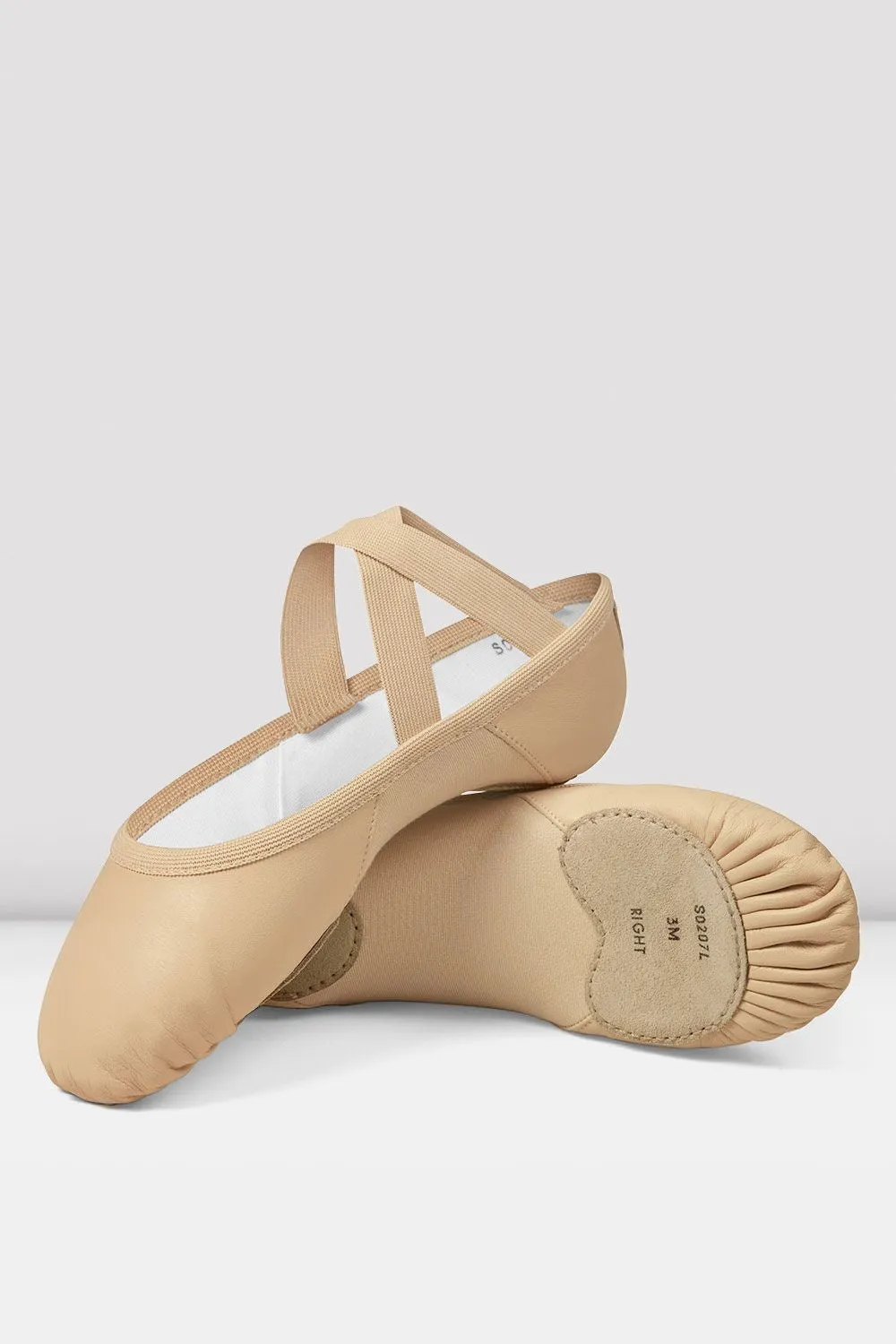 Ladies Enhance Leather Ballet Shoes