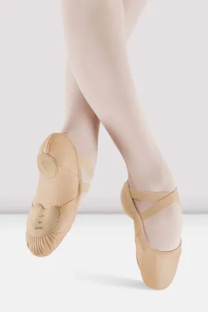 Ladies Enhance Leather Ballet Shoes