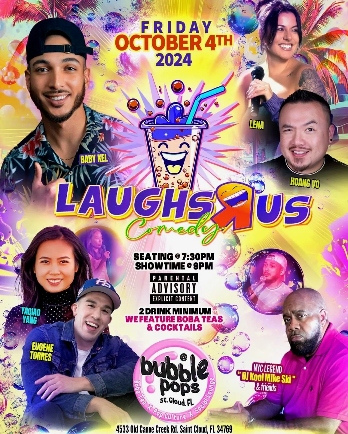 Laughs R Us Comedy Show (Friday, Oct. 4)