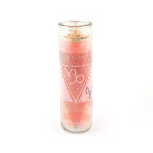 Magic Capricorn Zodiac Candle w/Crystals