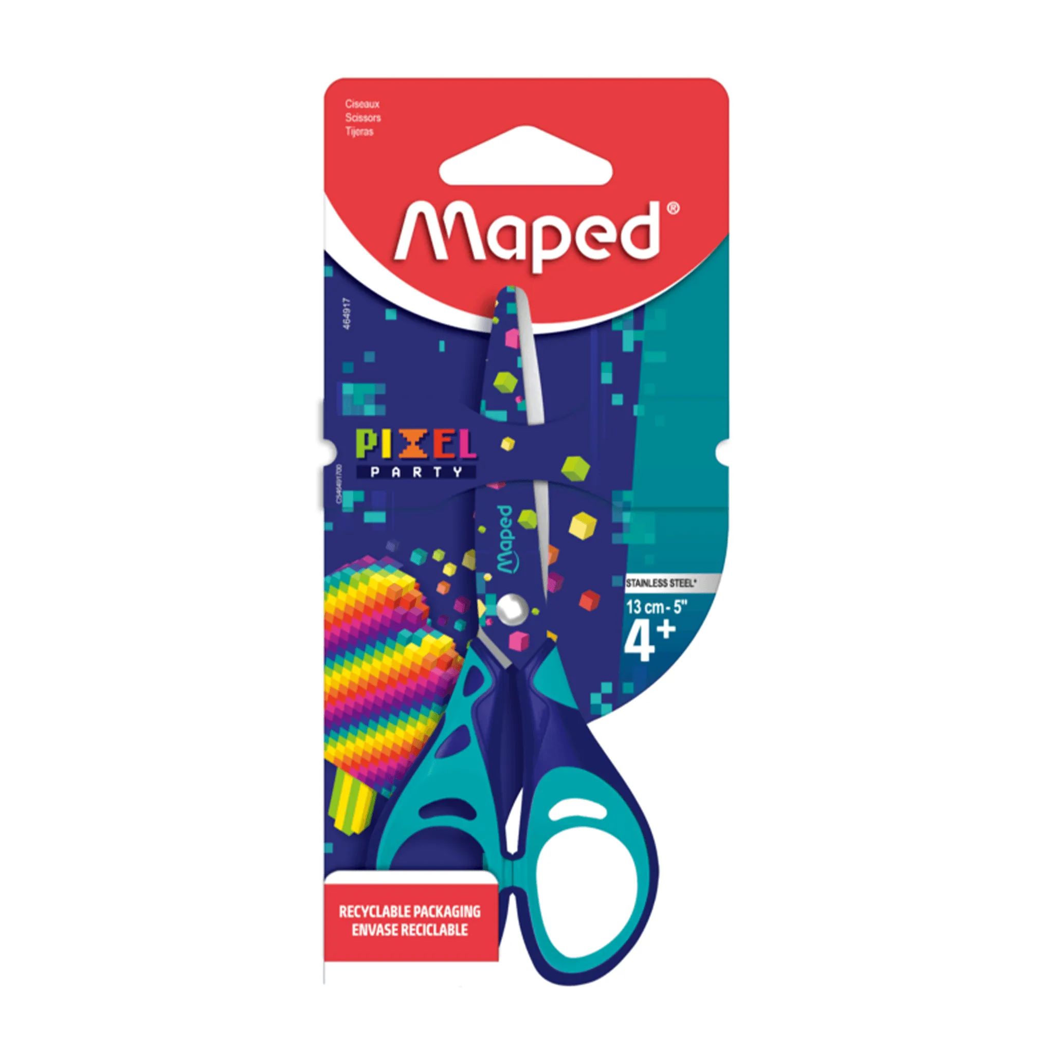 Maped Scissors Pixel Party 13cm