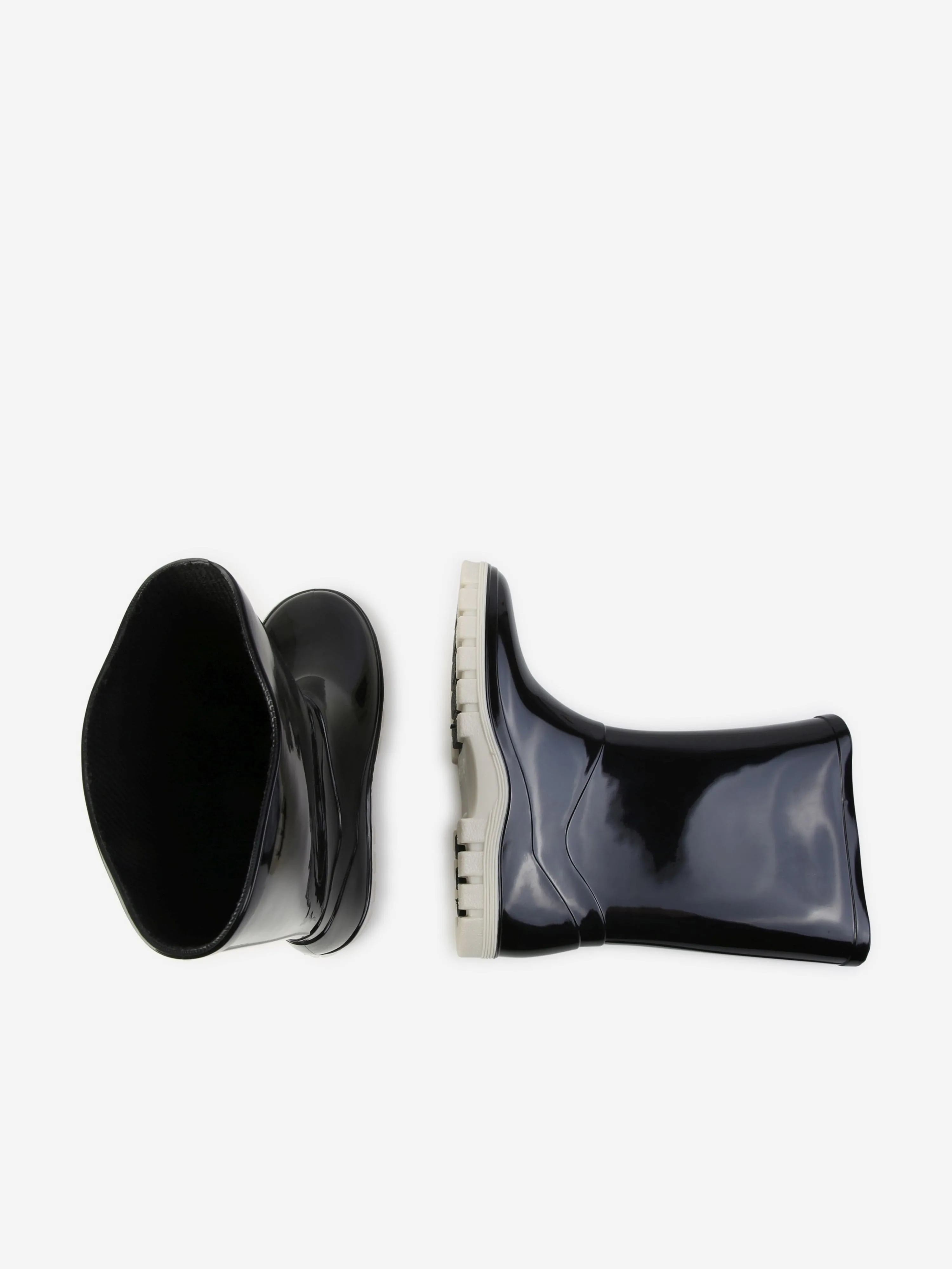 MARC JACOBS Kids Logo Rain Boots in Black