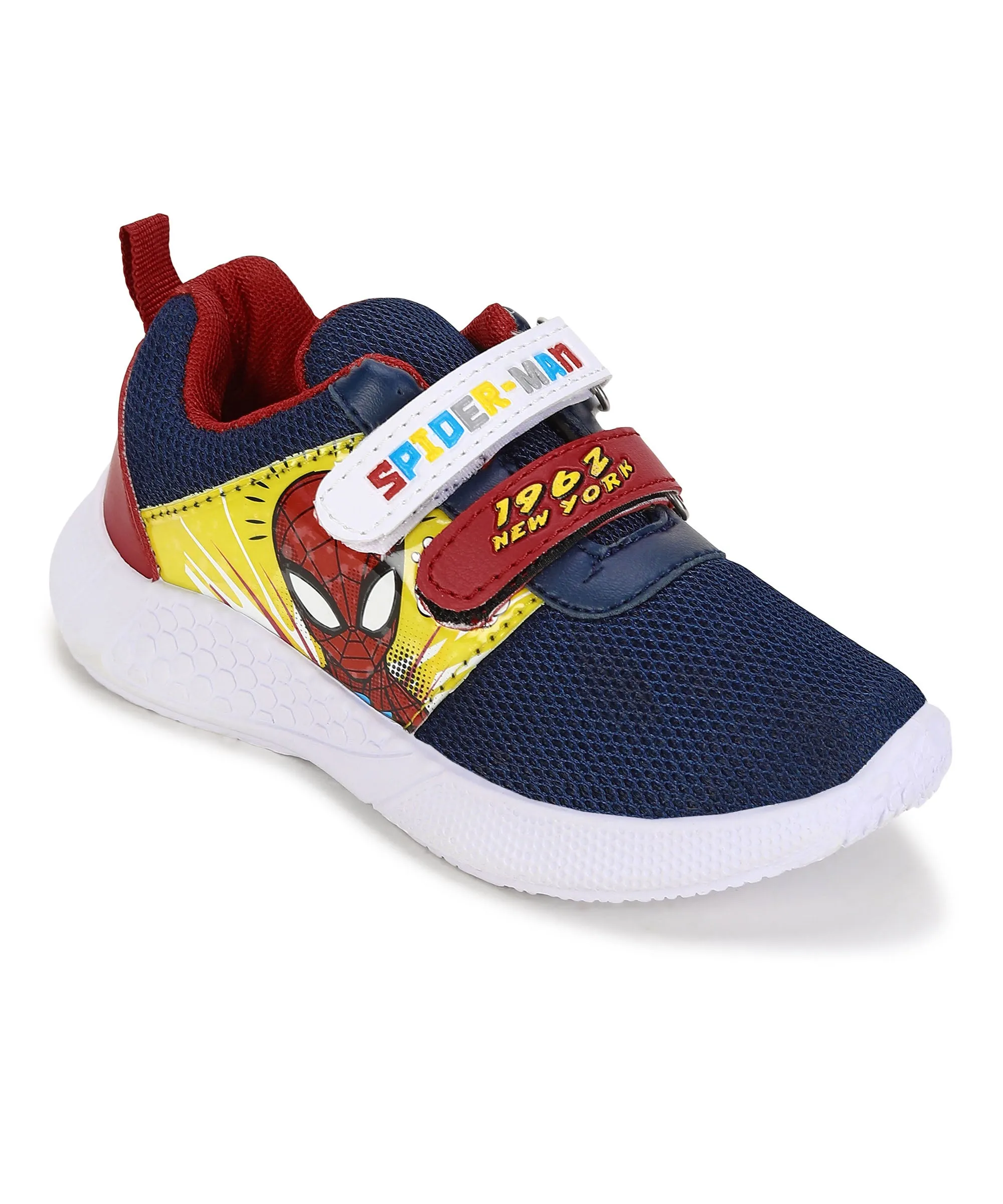 Marvel Spiderman MK8010K Casual Shoes for Kids | Comfortable and Stylish Footwear for Boys | Durable Construction, Cushioned Support, and Stylish Velcro Design | Ideal for Everyday Use Blue