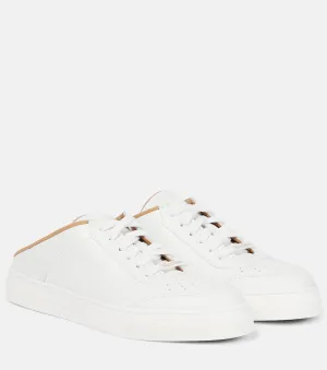 Max Mara glitter sneakers, white