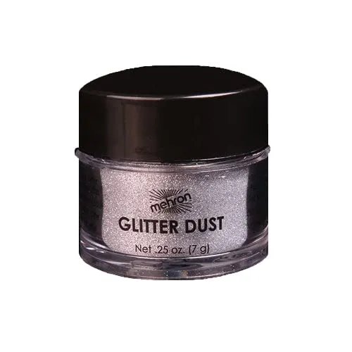 Mehron Makeup GlitterDust (.25 oz) (Silver)