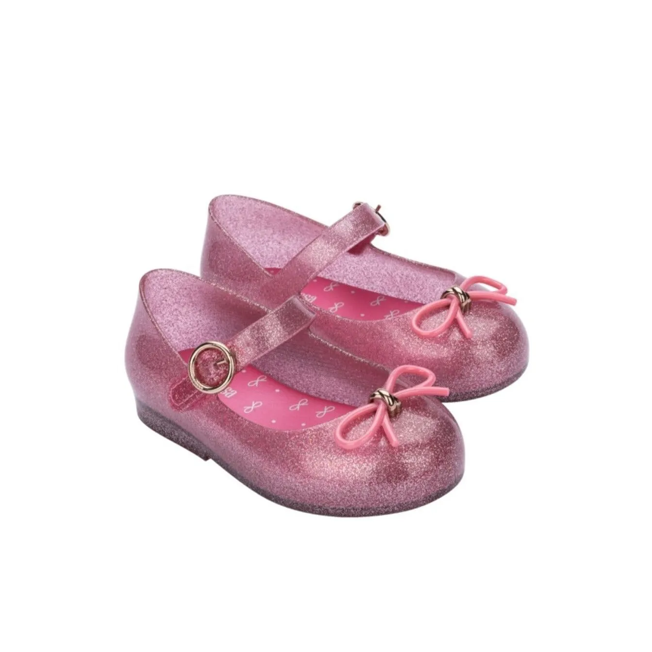 Mini Melissa Mini Sweet Love - Pink Glitter