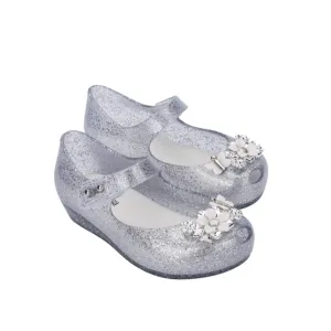 Mini Melissa Mini Ultra Chrome BB - Clear Glitter Silver