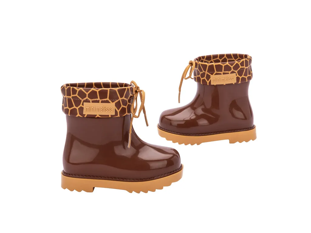 Mini Melissa Rain Boot II Bb Brown