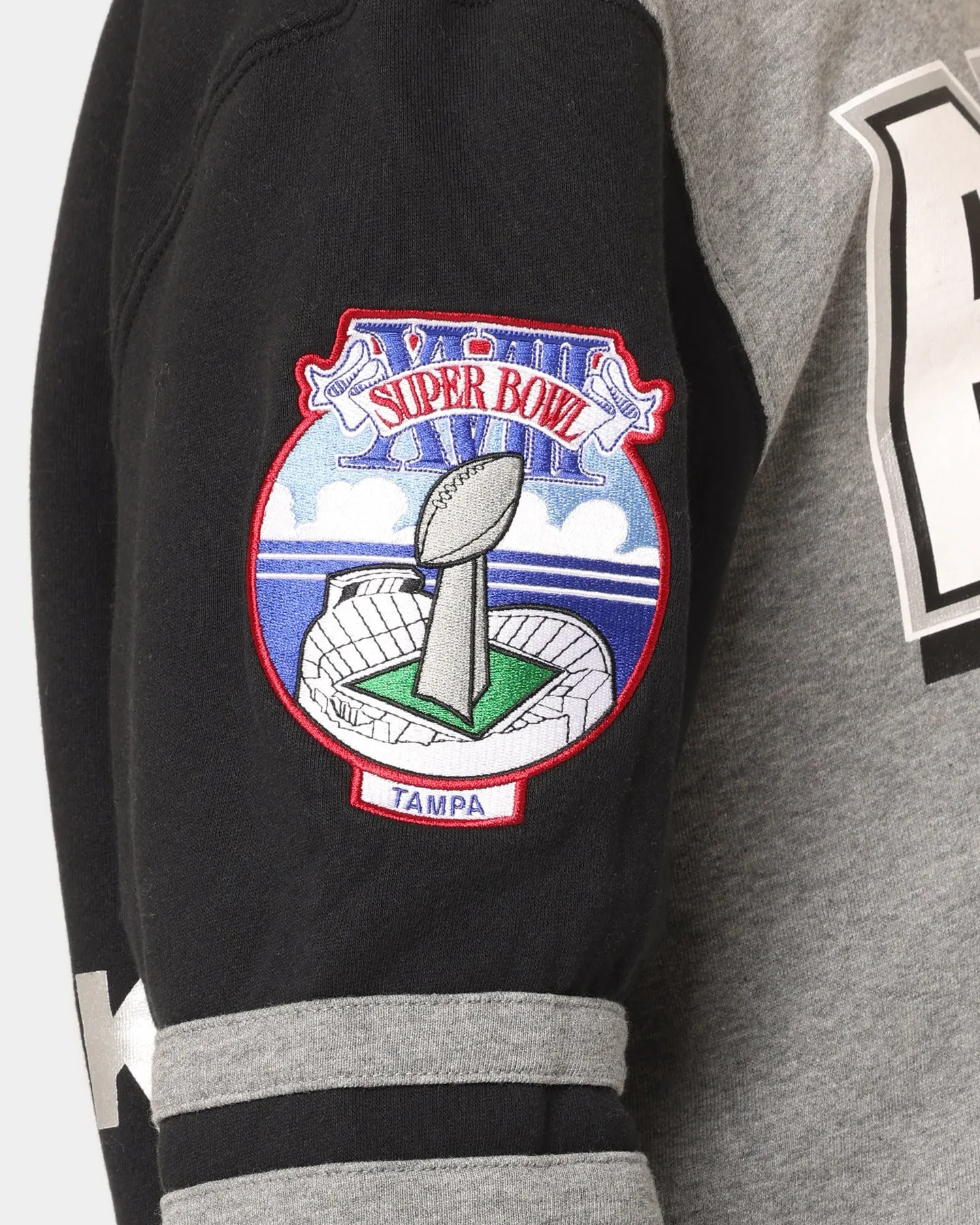 Mitchell & Ness Las Vegas Raiders All Over Print Crewneck 2.0 Grey