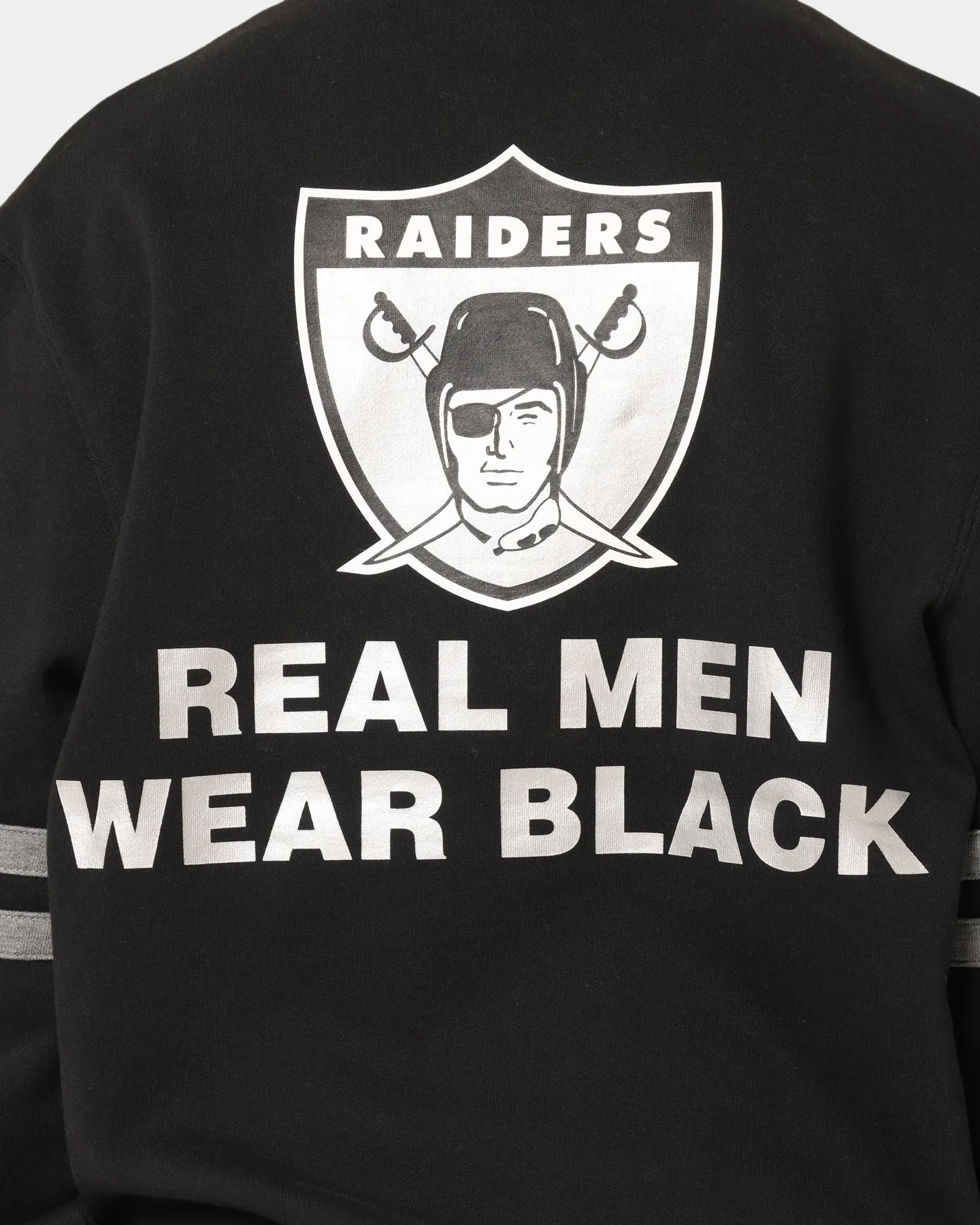 Mitchell & Ness Las Vegas Raiders All Over Print Crewneck 2.0 Grey