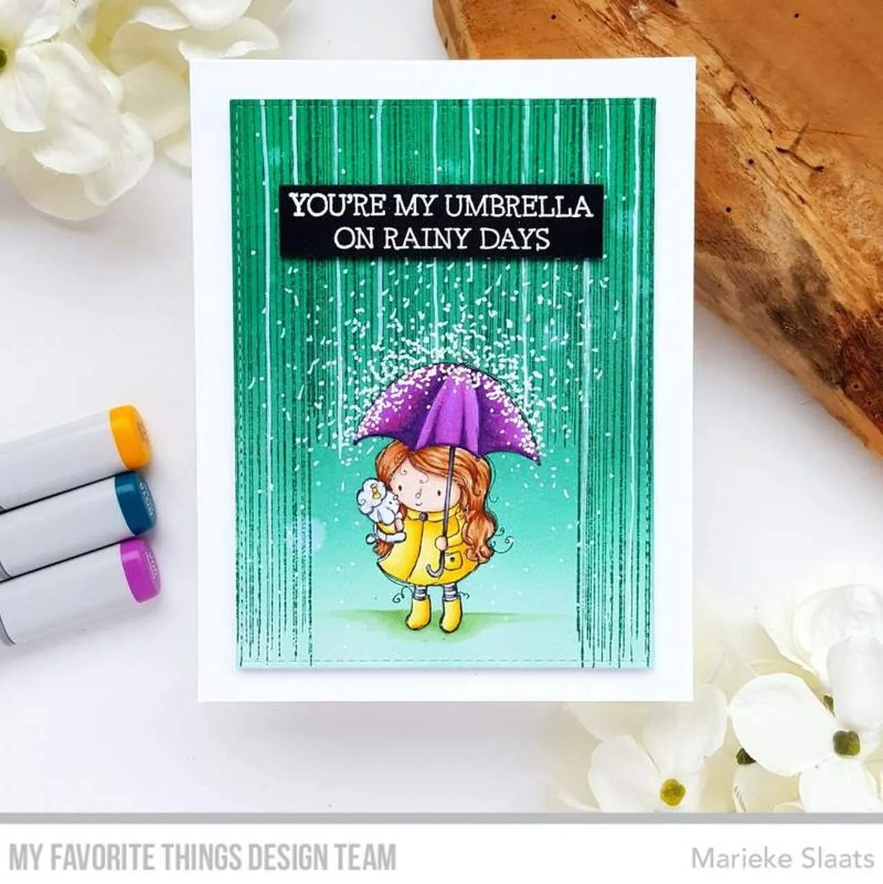 My Favorite Things Clear Stamps 4"X6" - Rainy Day Friends*