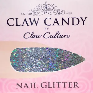 Nail Glitter Sassy Silver