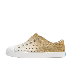 Native Jefferson Bling Shoes - Gold Frost Bling / Shell White