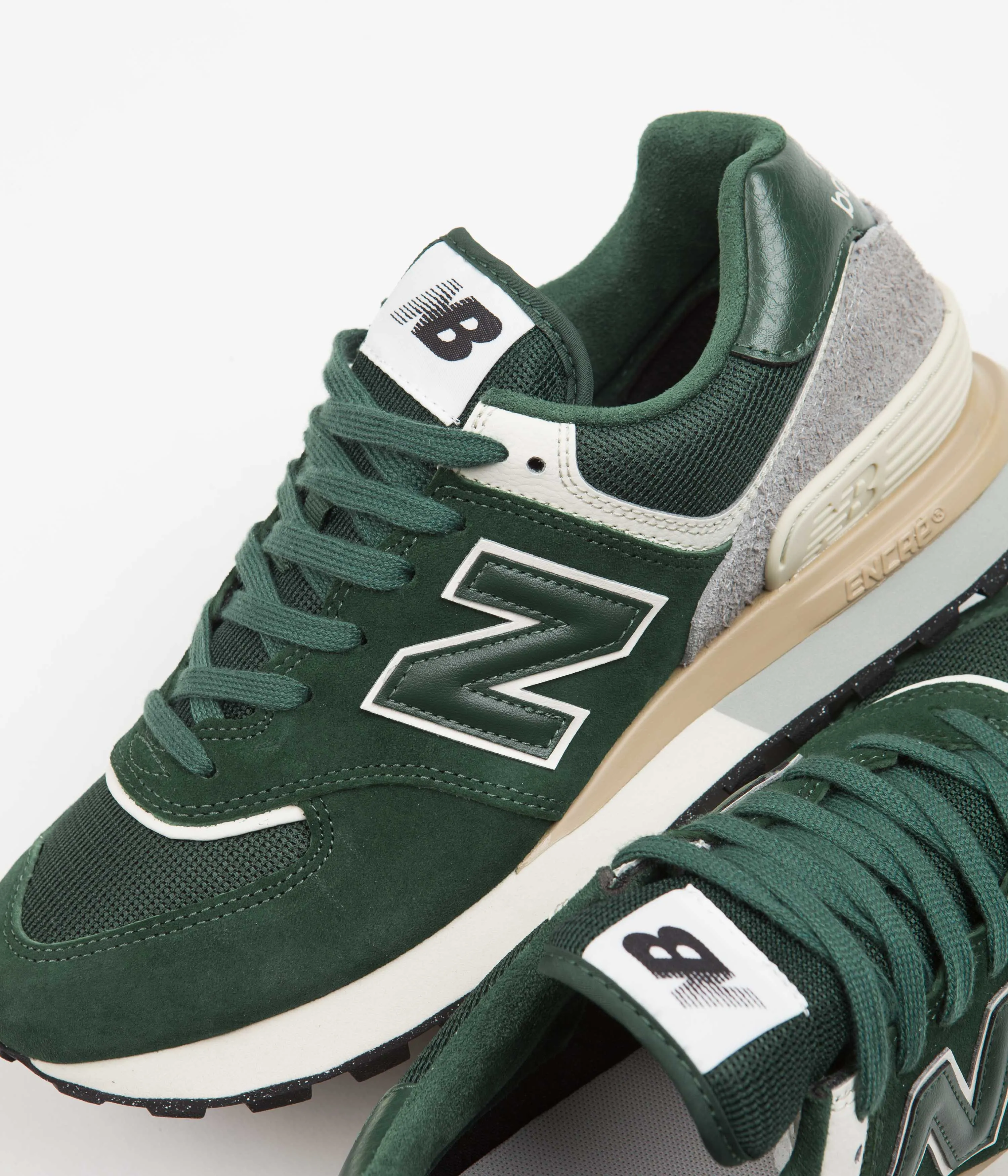 New Balance 574 Shoes - Abundant Green