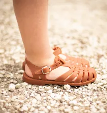 New Classical Jelly Sandals Rust