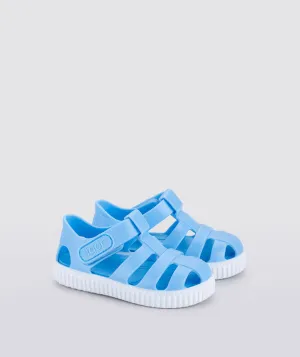 Nico blue with white sole fisherman jellie sandal